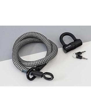 tex-lock eyelet M, grau, inkl. U-lock