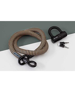 tex-lock eyelet M, gold, inkl. U-lock