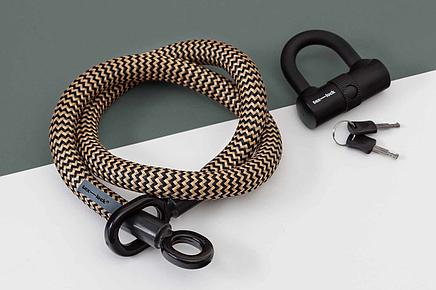 tex-lock eyelet M, gold, inkl. U-lock