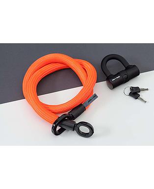 tex-lock eyelet M, orange, inkl. U-lock