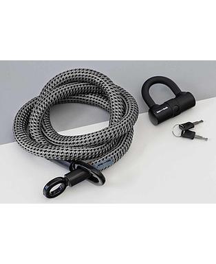 tex-lock eyelet L, grau, inkl. U-lock