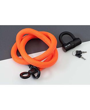 tex—lock eyelet L, orange, incl. U-lock