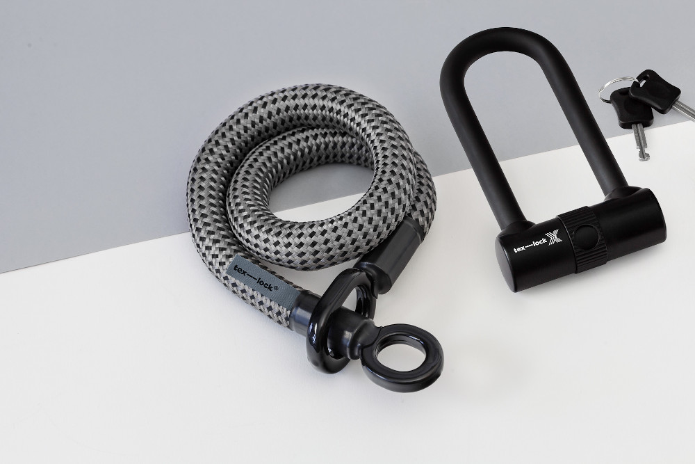 tex—lock eyelet S, grey, incl. X-lock