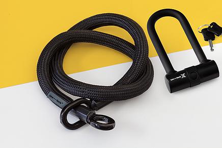 tex-lock eyelet M, schwarz, inkl. X-lock