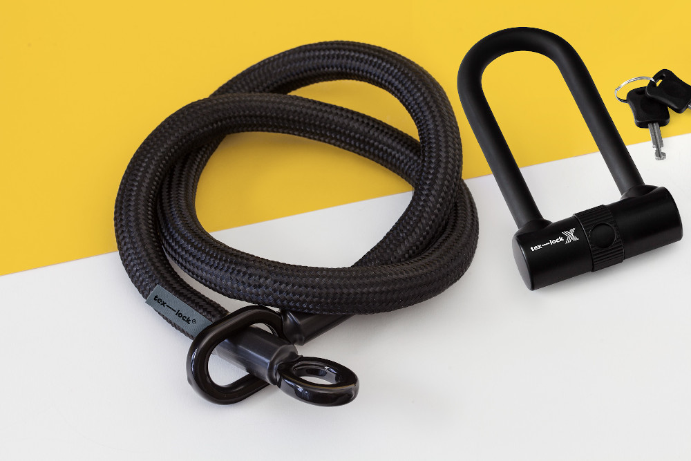 tex-lock eyelet M, schwarz, inkl. X-lock