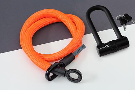tex-lock eyelet M, orange, inkl. X-lock