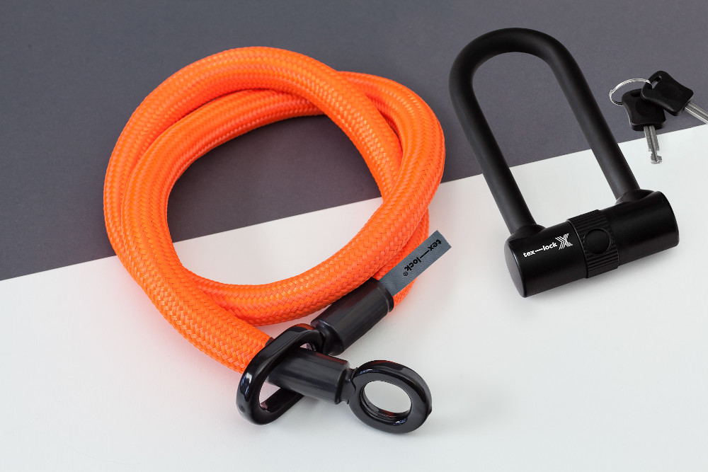 tex-lock eyelet M, orange, inkl. X-lock