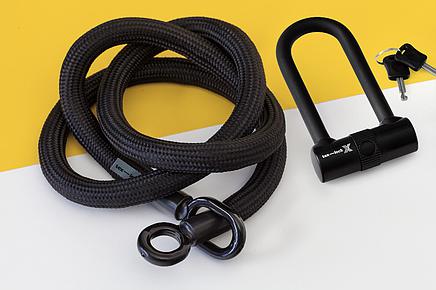 tex-lock eyelet L, schwarz, inkl. X-lock