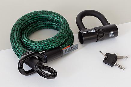 tex-lock eyelet S, grün, inkl. U-lock