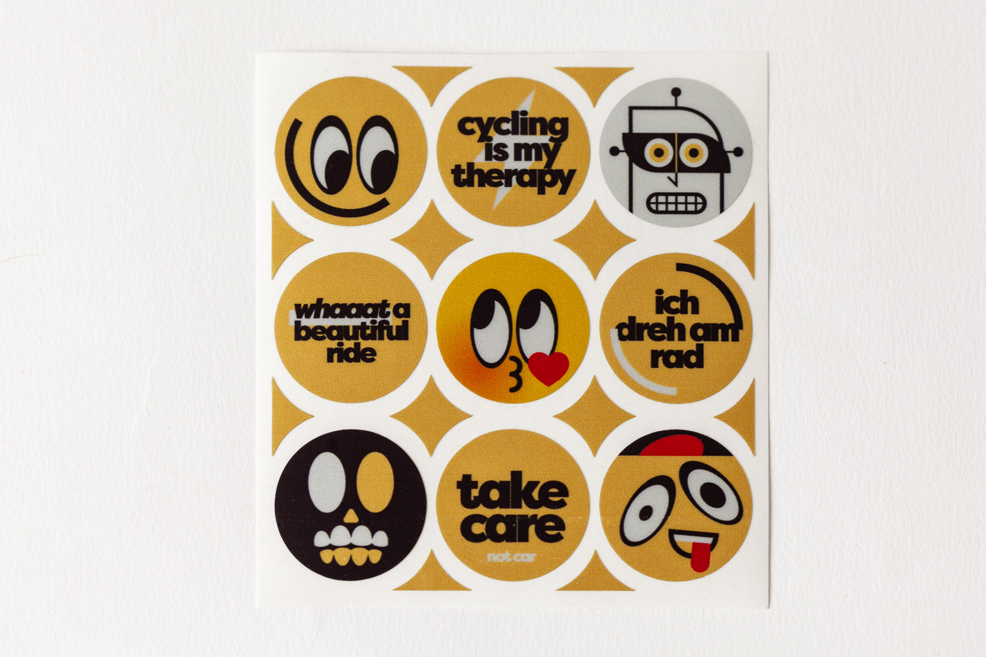 Reflective Sticker „tex—lock“ ohne Verpackung