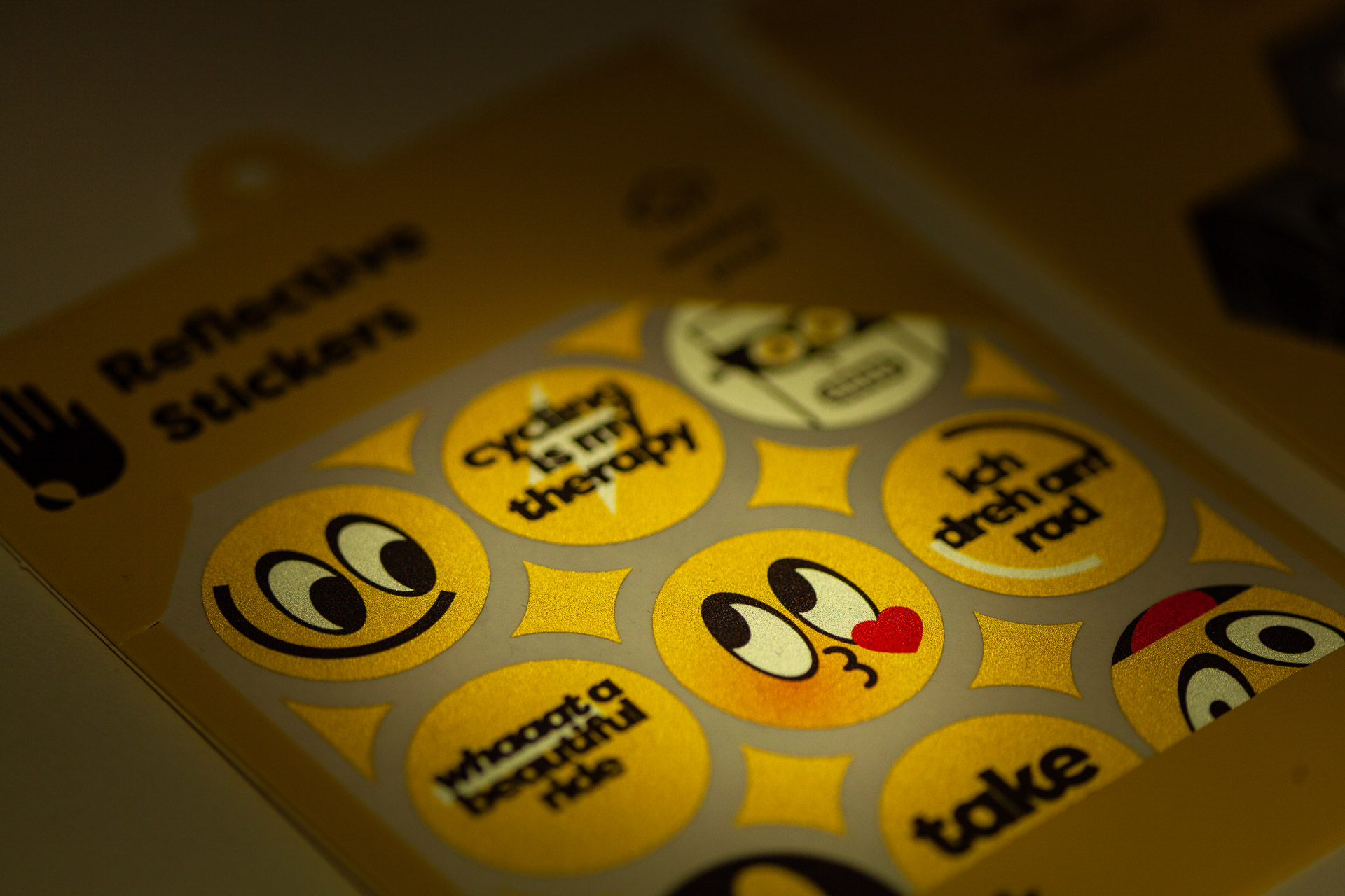 Reflective Sticker „tex—lock“ Dunkel